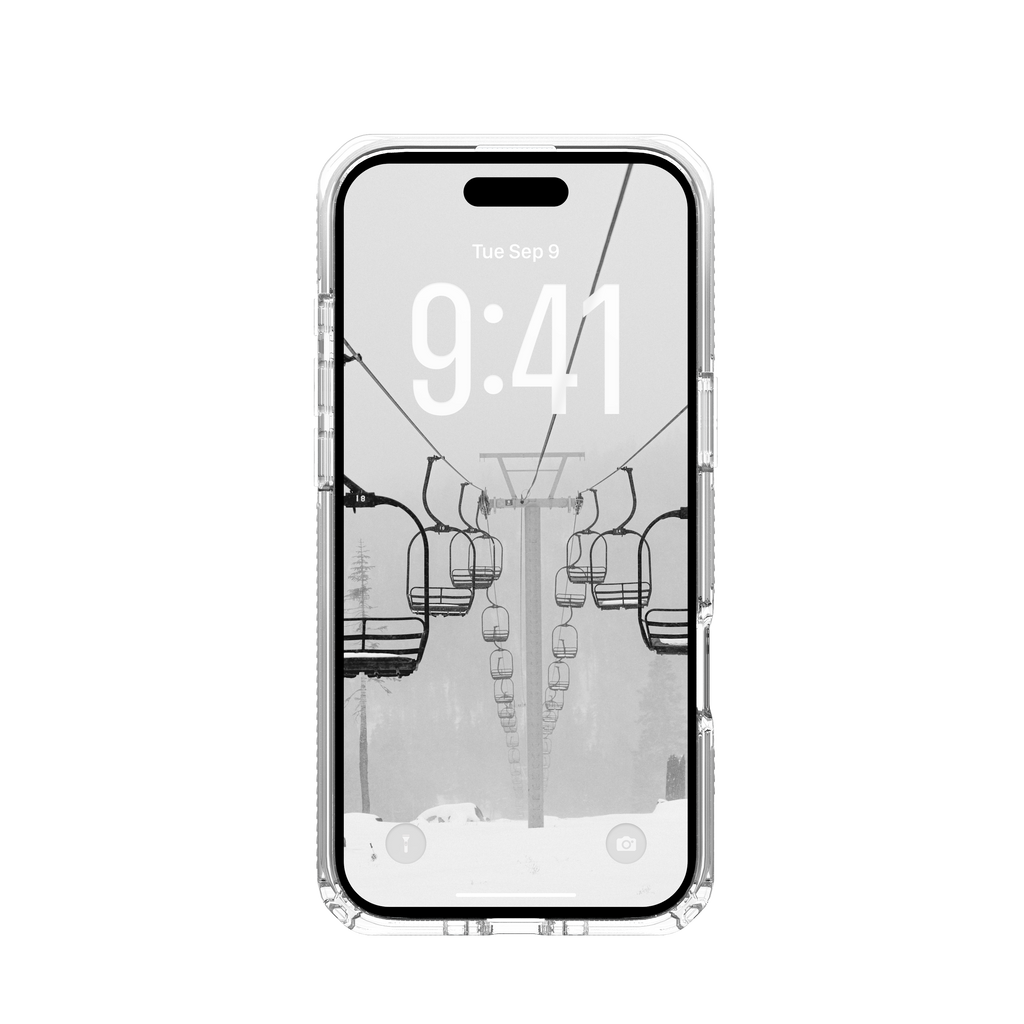 Husă UAG Plyo MagSafe iPhone Air Ice White – vedere frontală