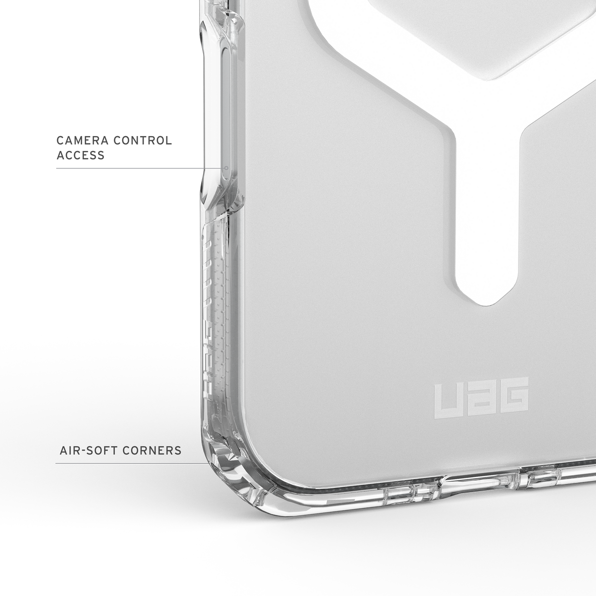UAG Plyo iPhone Air – acces Camera Control și colțuri Air-Soft