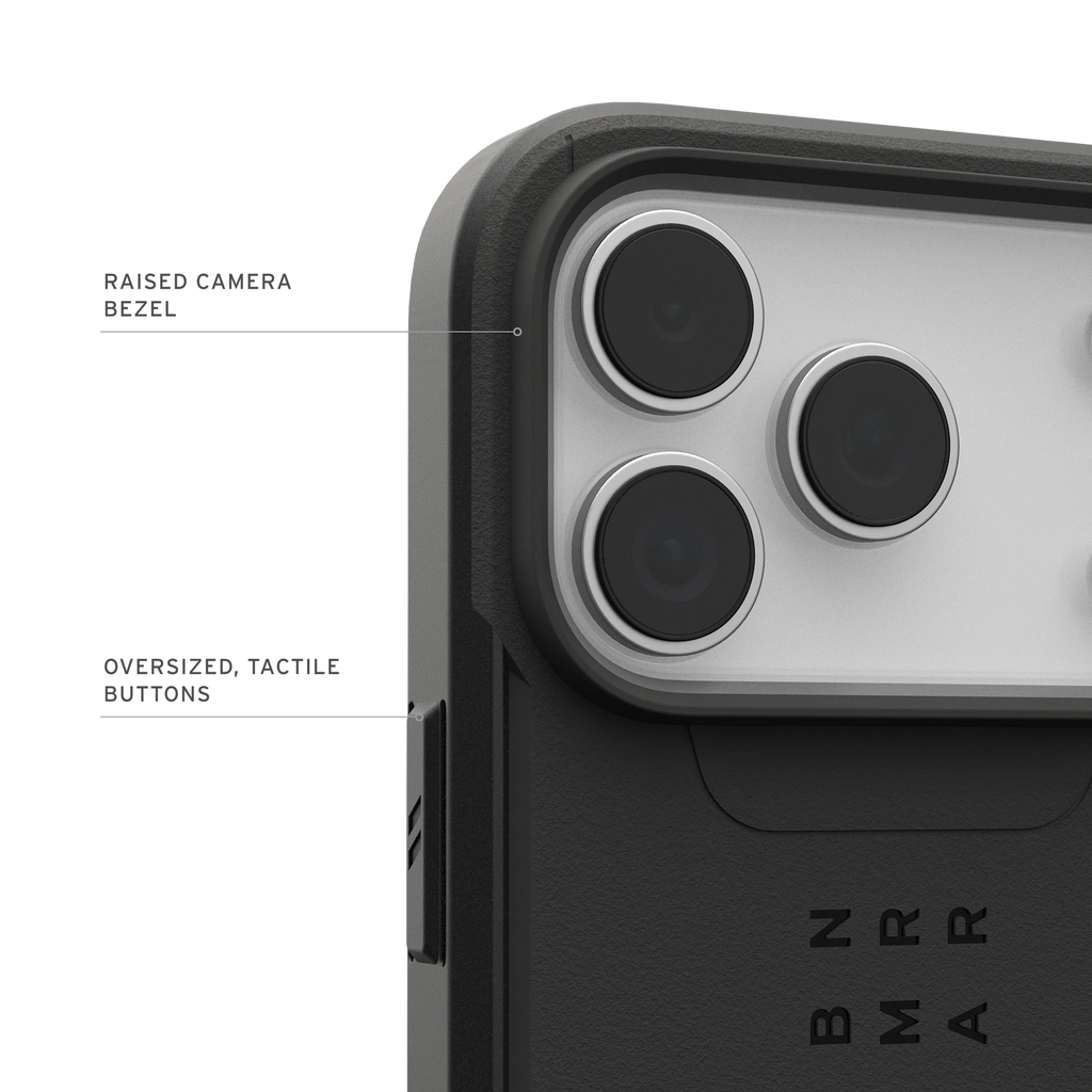 UAG Civilian Black pentru iPhone 17 Pro și 18 Pro – detaliu oficial 2