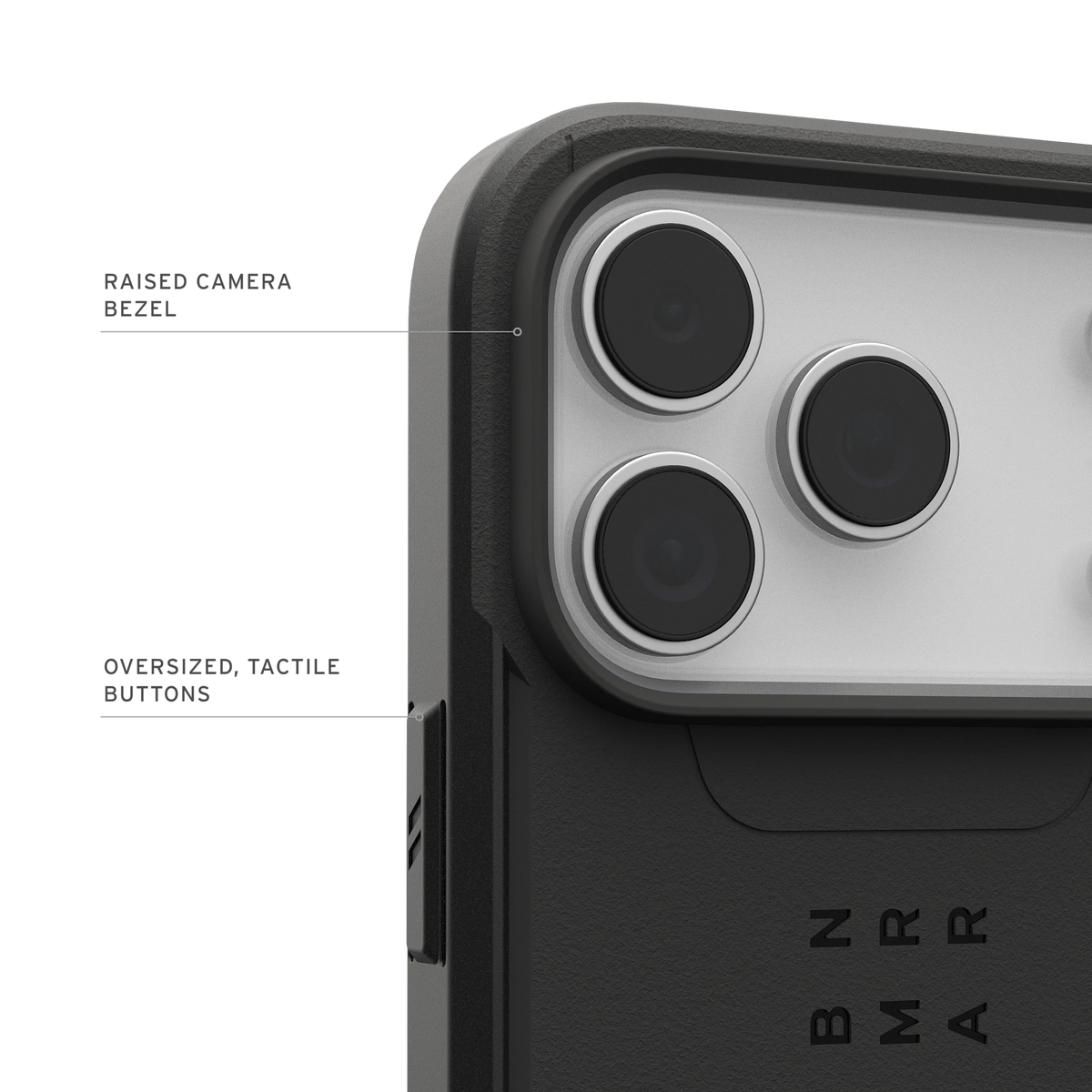 UAG Civilian Black pentru iPhone 17 Pro și 18 Pro – detaliu oficial 2
