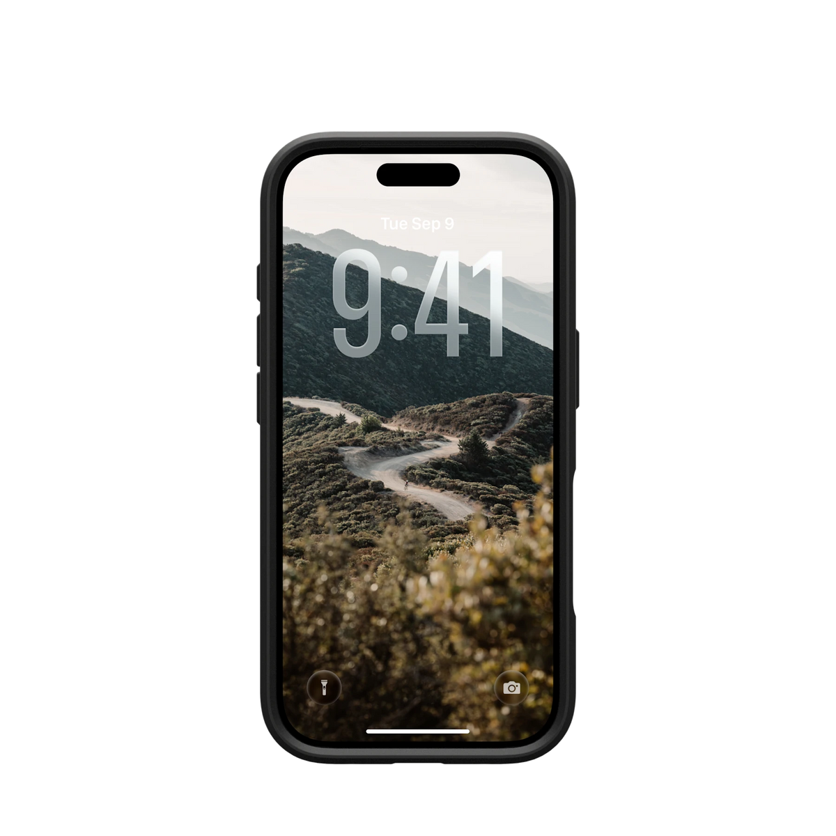 UAG Civilian Olive/Orange pentru iPhone 17 Pro și 18 Pro – vedere frontală