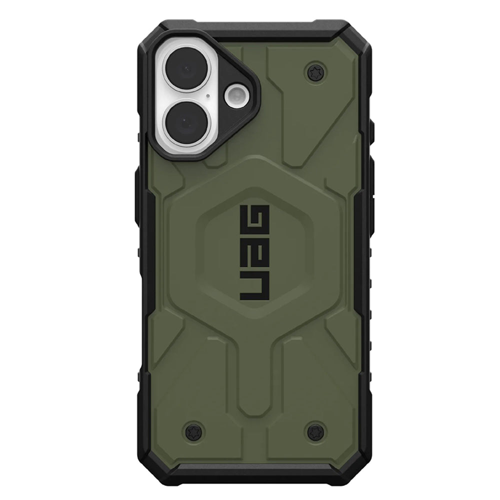 Husă UAG Pathfinder MagSafe iPhone 17 Olive Drab – vedere din spate