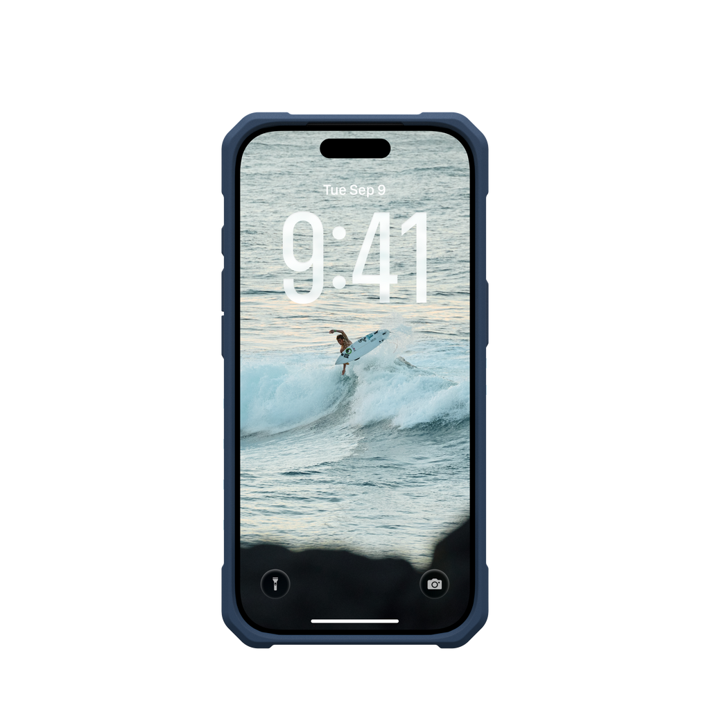 UAG Pathfinder Clear Blues iPhone 17 Pro / 18 Pro – vedere frontală