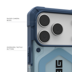 UAG Pathfinder Clear Blues – contur ridicat pentru cameră și butoane