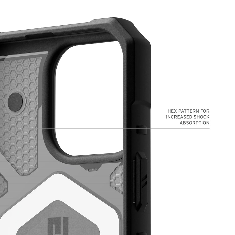 Husă UAG Pathfinder Clear MagSafe pentru iPhone 17 Pro Max – gri / negru – imagine 5 din 7