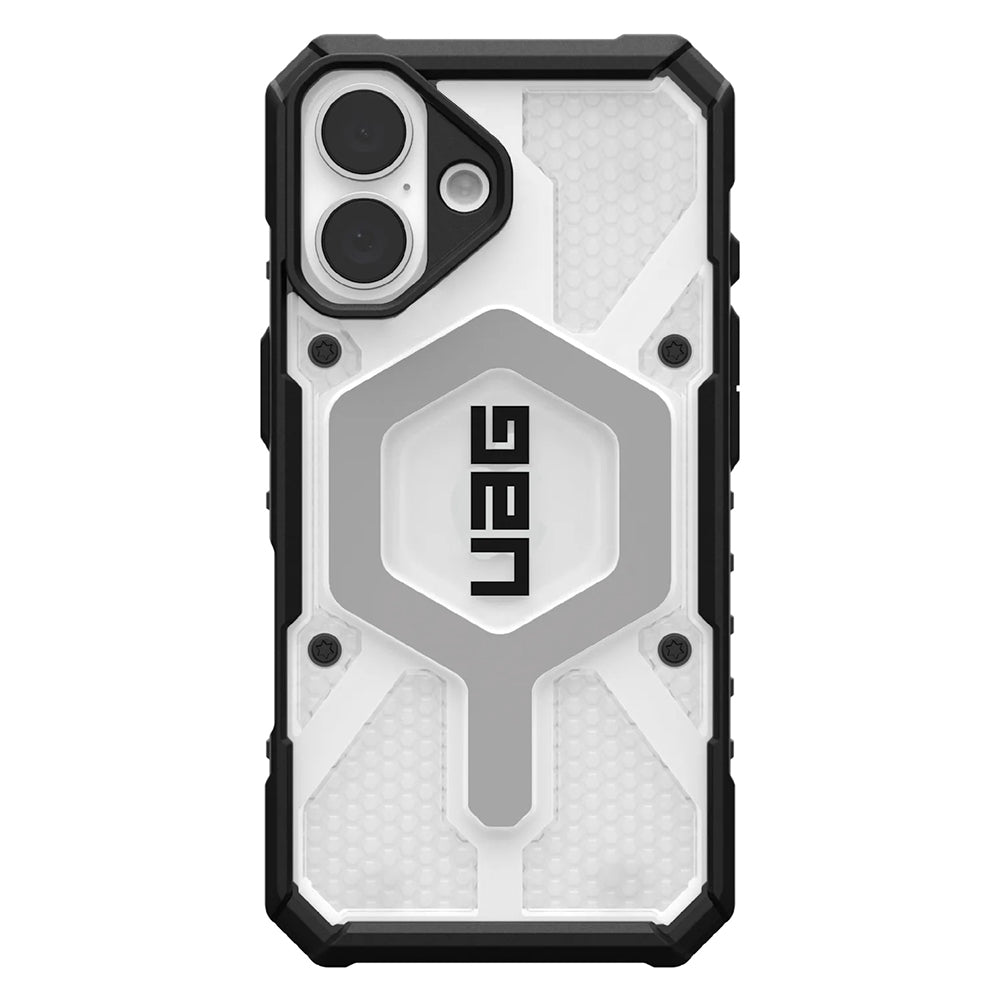 UAG Pathfinder Clear Ice / Silver iPhone 17 – vedere din spate