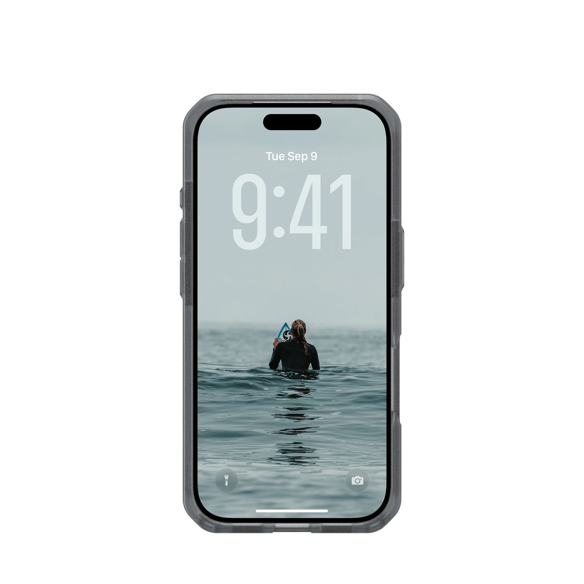 UAG Dot Ash iPhone 17 Pro și 18 Pro – vedere frontală