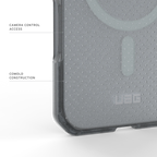 UAG Dot Ash pentru iPhone Air – acces Camera Control și construcție co-molded