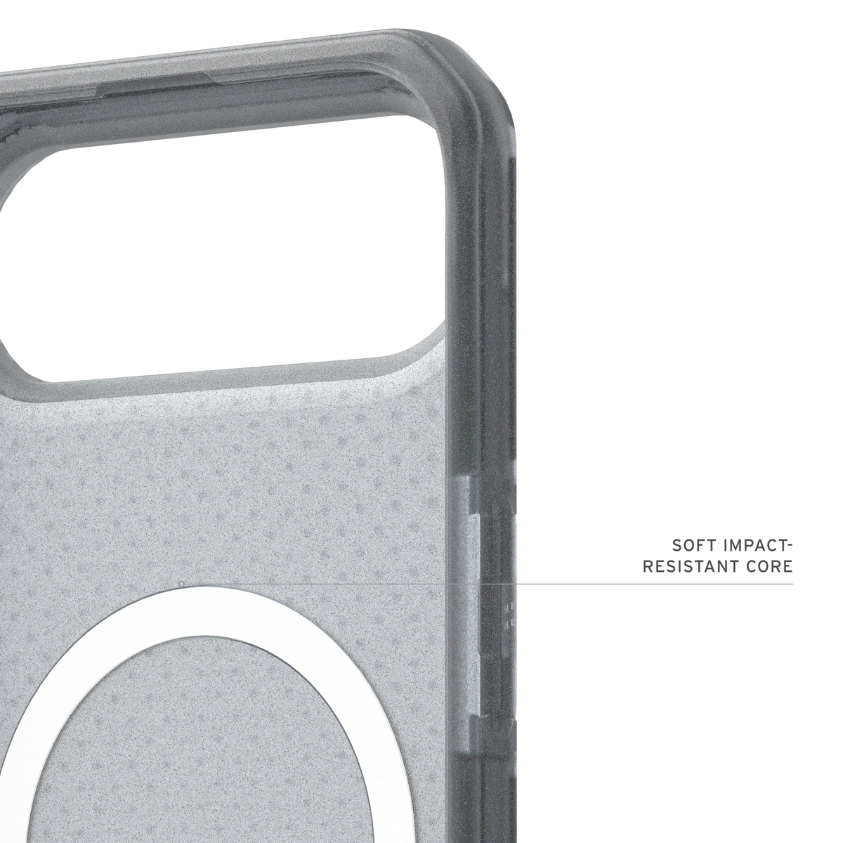 UAG Dot Ash pentru iPhone Air – nucleu moale rezistent la impact
