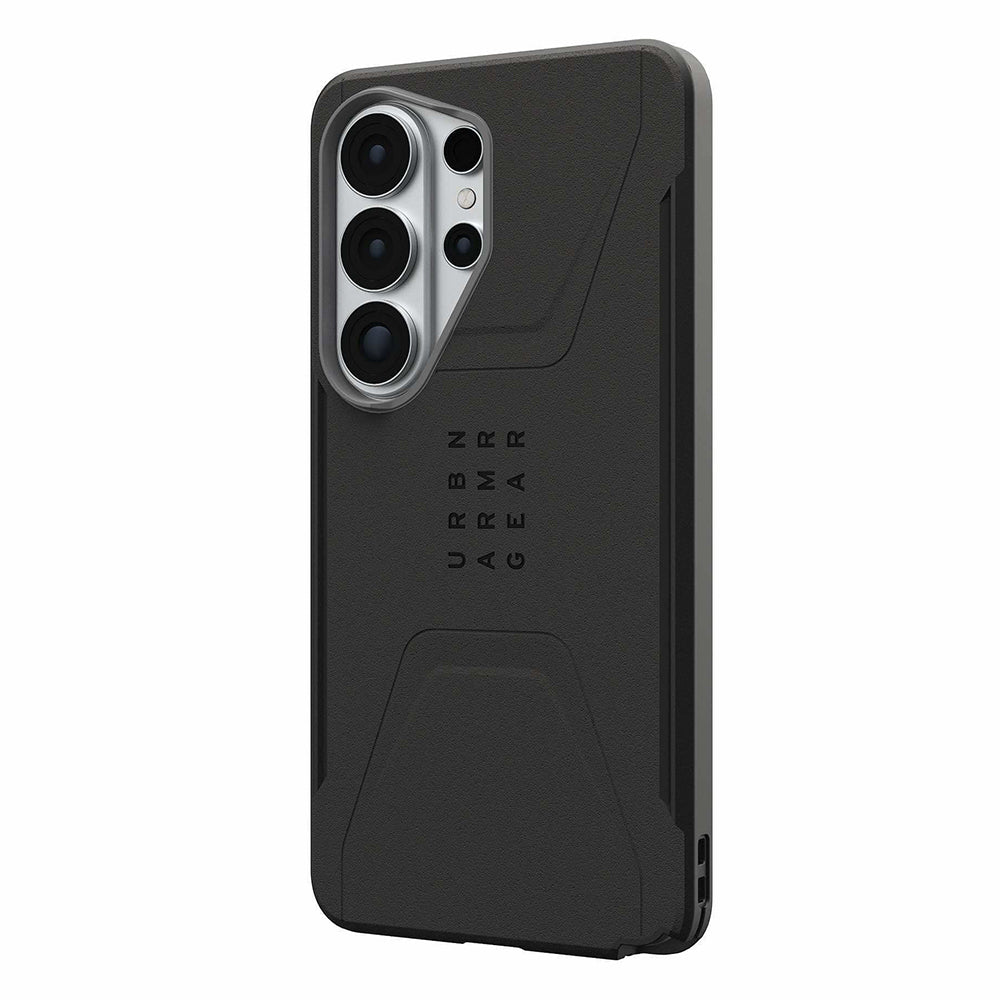 UAG Civilian Black Galaxy S26 Ultra – vedere oblică dinspre dreapta
