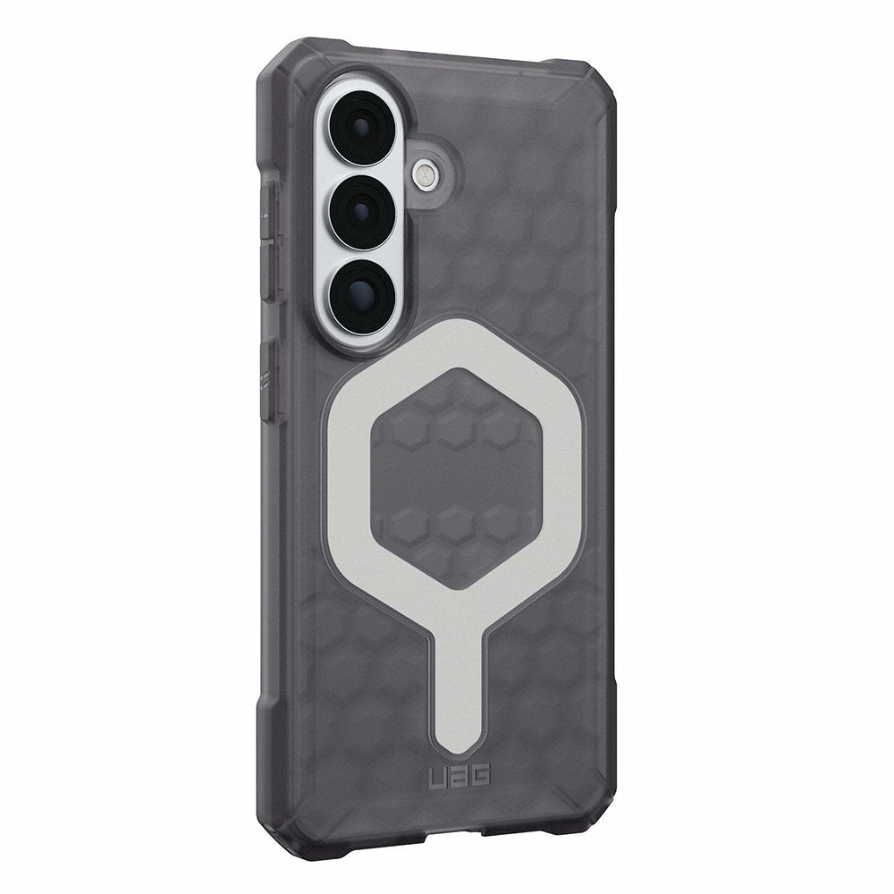 UAG Essential Armor Ash Galaxy S26 – vedere oblică dinspre stânga
