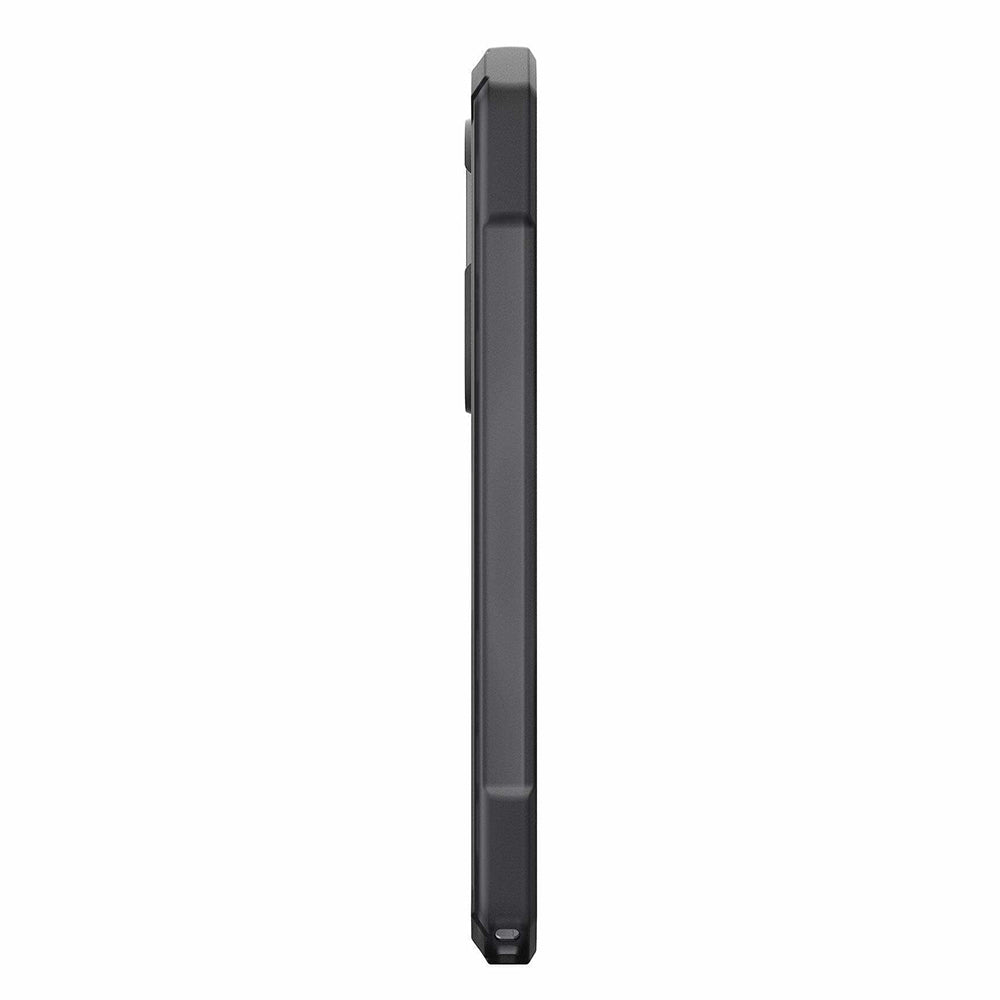 UAG Essential Armor Ash Galaxy S26 – profil lateral cu prindere pentru șnur