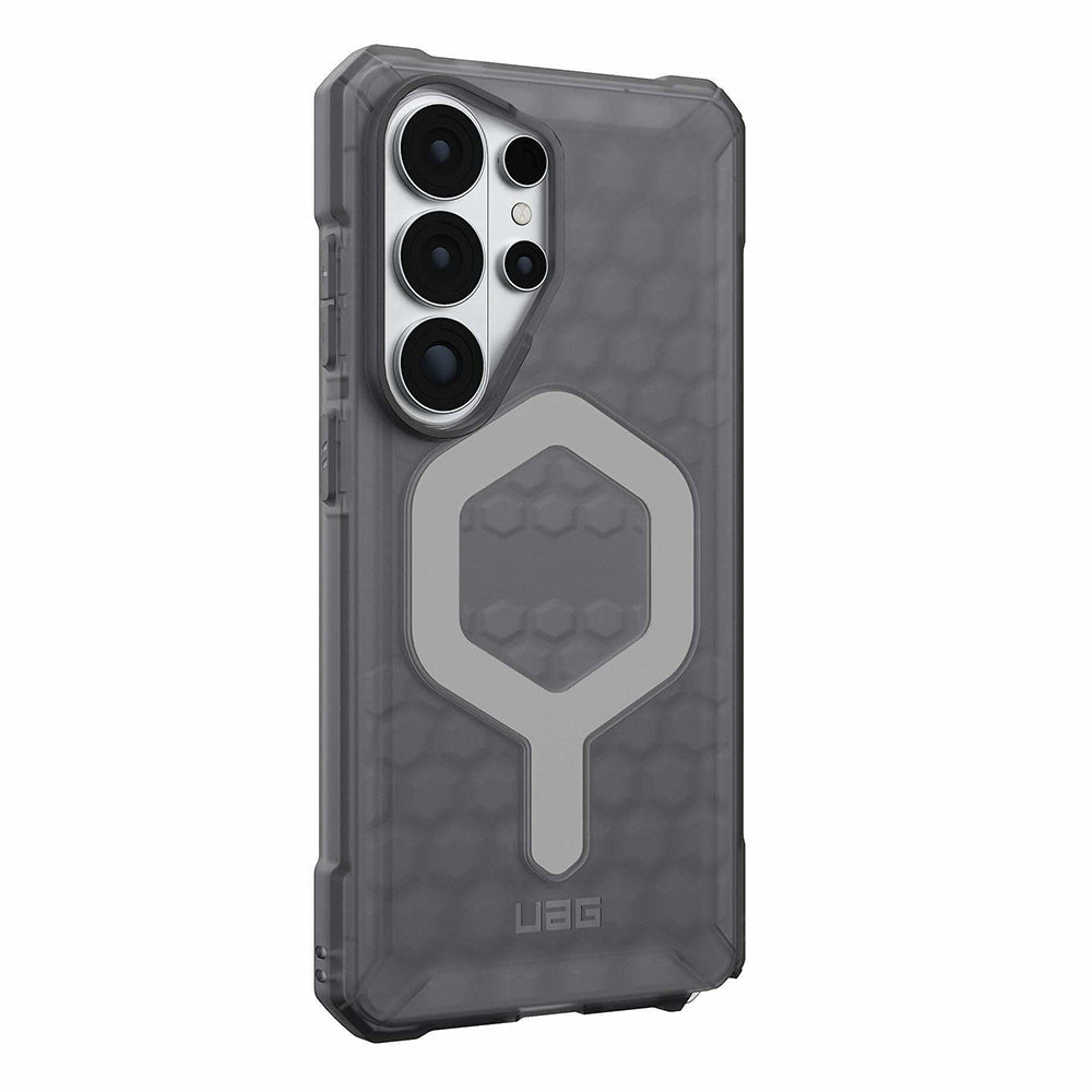 UAG Essential Armor Ash Galaxy S26 Ultra – vedere oblică dinspre stânga