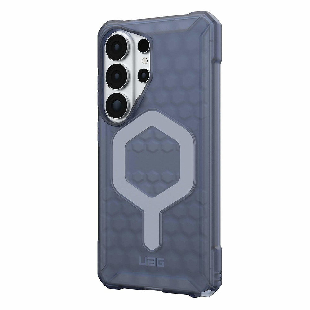UAG Essential Armor Cloud Blue Galaxy S26 Ultra – vedere oblică dinspre dreapta