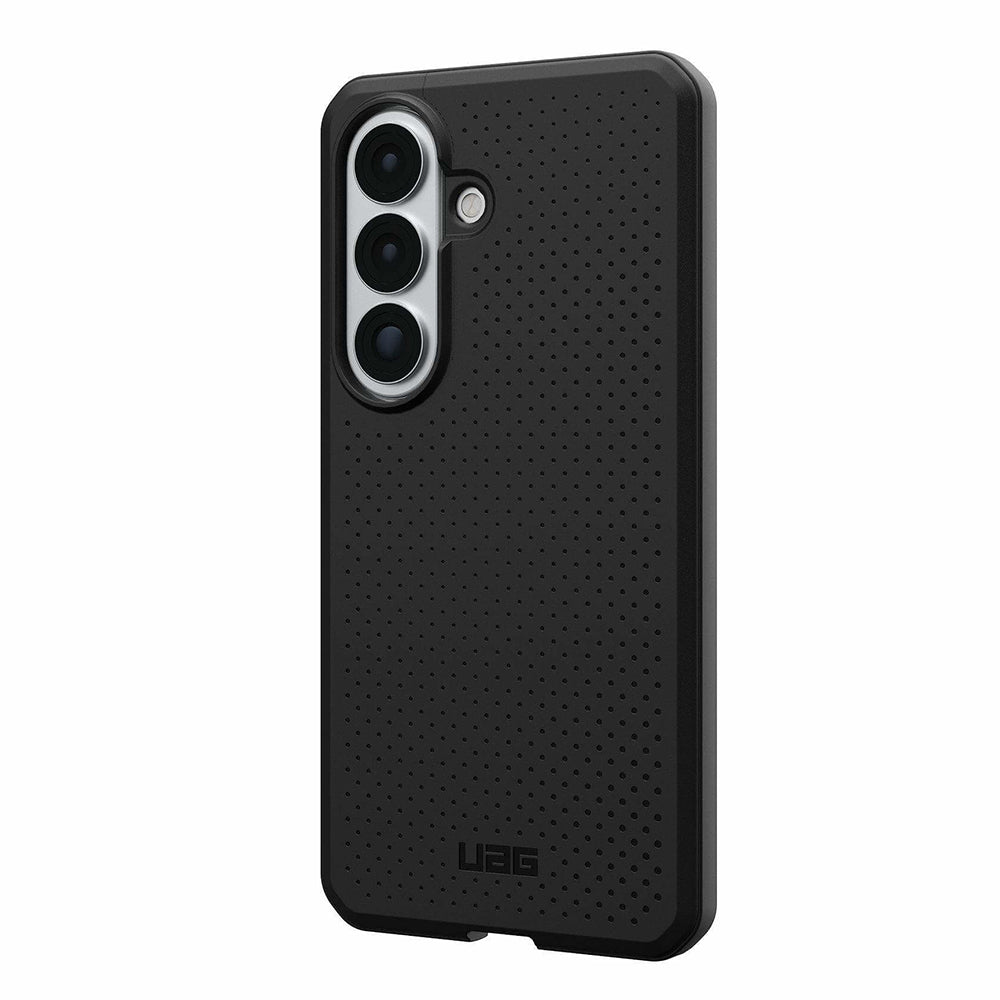 UAG Dot Black Galaxy S26 – vedere oblică dinspre dreapta