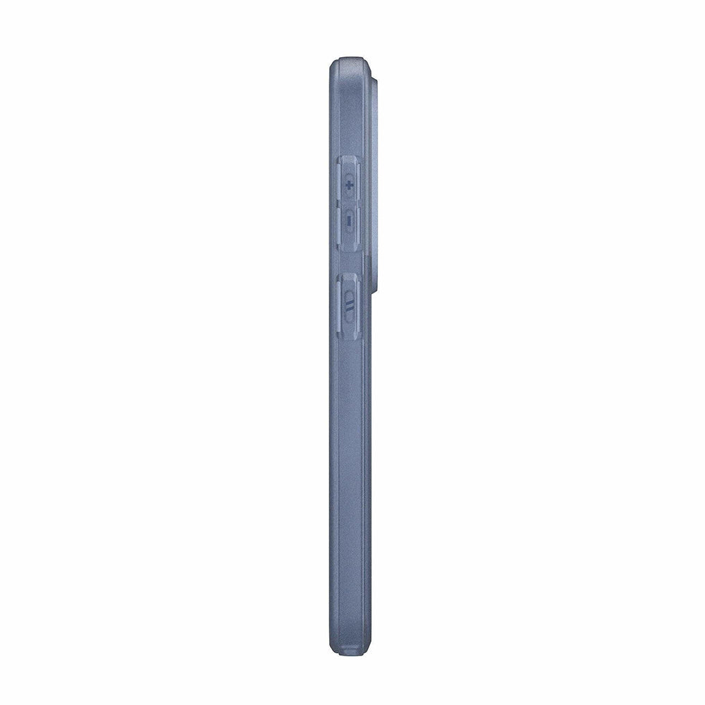UAG Dot Cloud Blue Galaxy S26 – profil cu butoane tactile