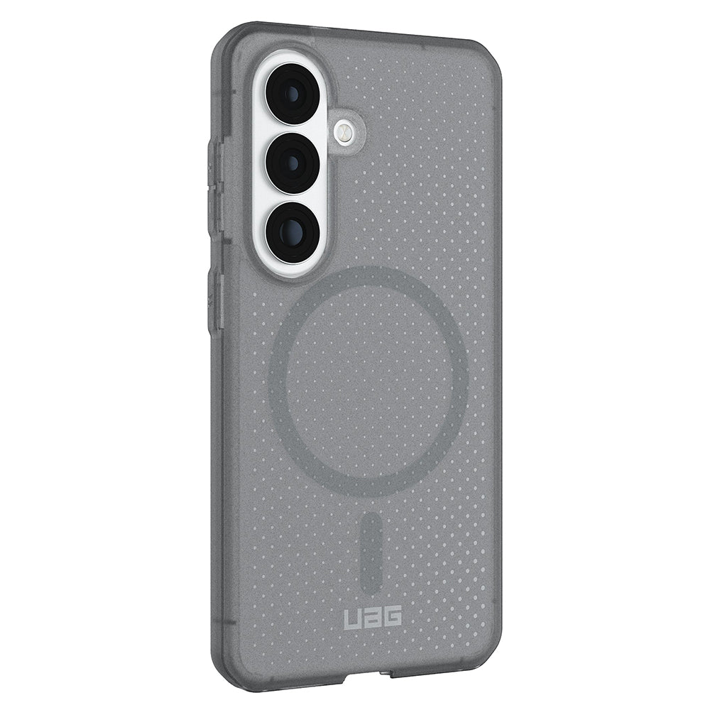 UAG Dot Ash Galaxy S26 – vedere oblică dinspre stânga