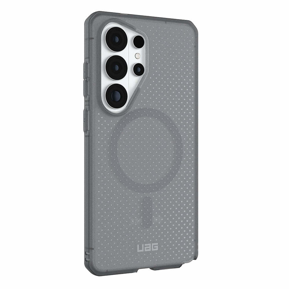 UAG Dot Ash Galaxy S26 Ultra – vedere oblică dinspre stânga