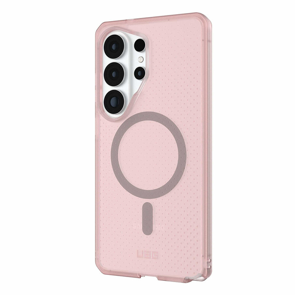 UAG Dot Rose Galaxy S26 Ultra – vedere oblică dinspre dreapta