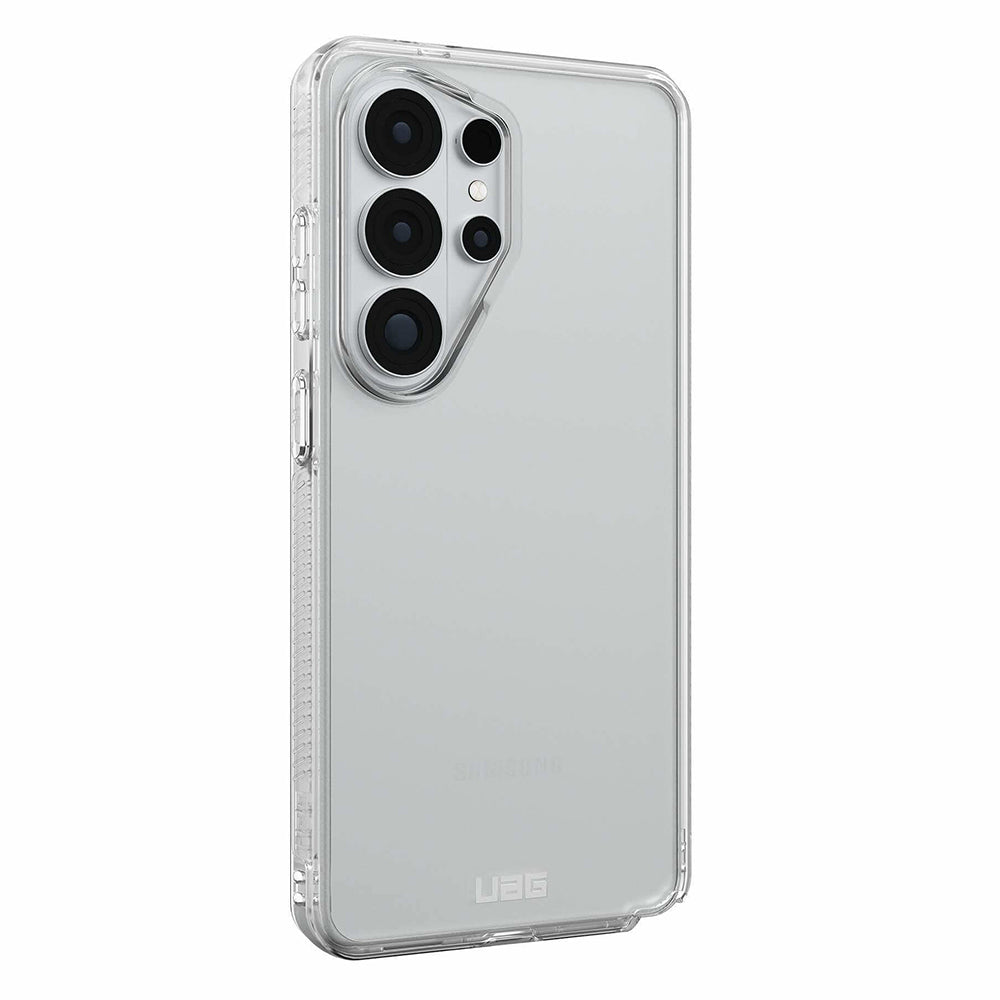UAG Plyo Ice Galaxy S26 Ultra – vedere oblică dinspre butoane