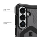 UAG Pathfinder Clear Galaxy S26 – contur ridicat al camerei și butoane tactile