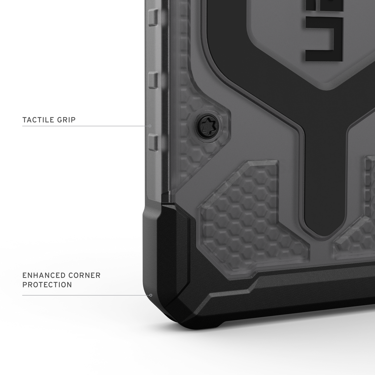 UAG Pathfinder Clear Galaxy S26 – aderență laterală și colțuri întărite