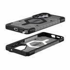 UAG Pathfinder Clear Galaxy S26 Ultra – interior, port USB-C și acces la S Pen