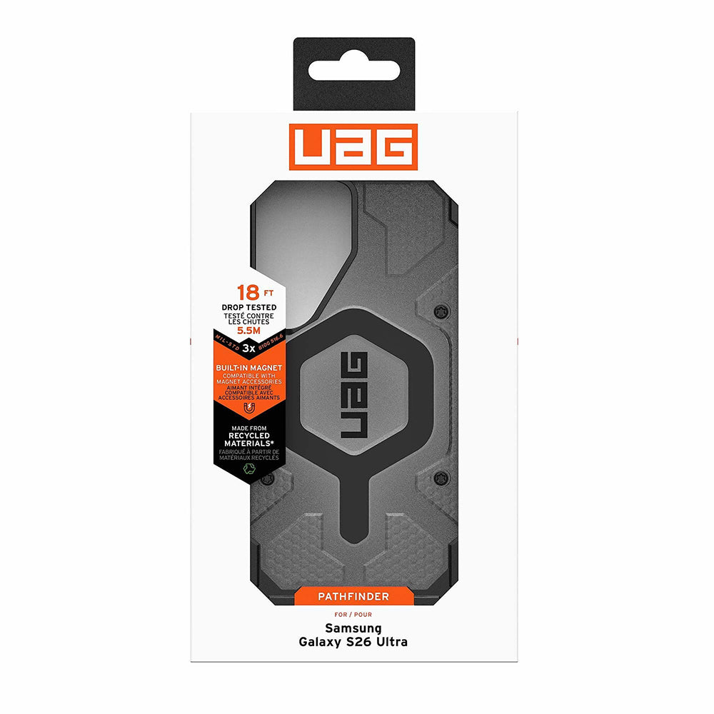Ambalaj UAG Pathfinder Clear pentru Samsung Galaxy S26 Ultra – testare 18 ft și MagSafe