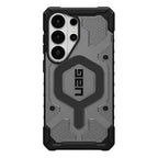 UAG Pathfinder Clear Ash / Black pentru Galaxy S26 Ultra – spate fumuriu cu modul magnetic