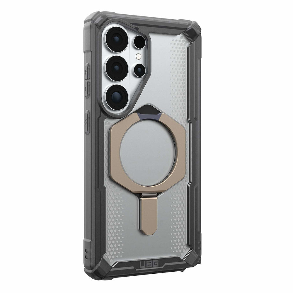UAG Plasma XTE Ash/Titanium Galaxy S26 Ultra – vedere oblică dinspre stânga