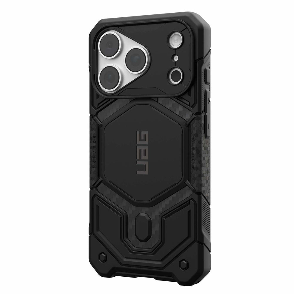 Husă UAG Monarch Pro MagSafe pentru iPhone 18 Pro Max / 17 Pro Max – fibră de carbon – imagine 3 din 7