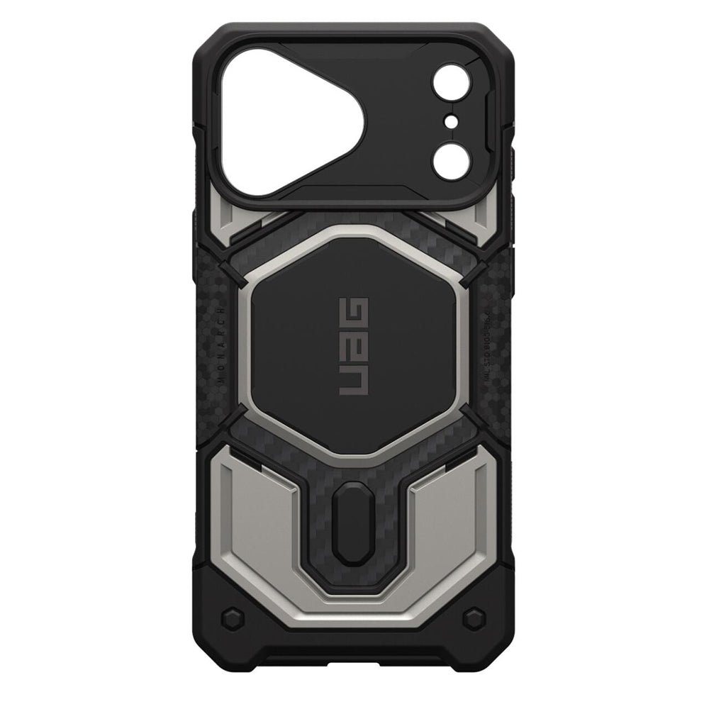Husă UAG Monarch Pro MagSafe pentru iPhone 18 Pro Max / 17 Pro Max – Titanium – imagine 2 din 7