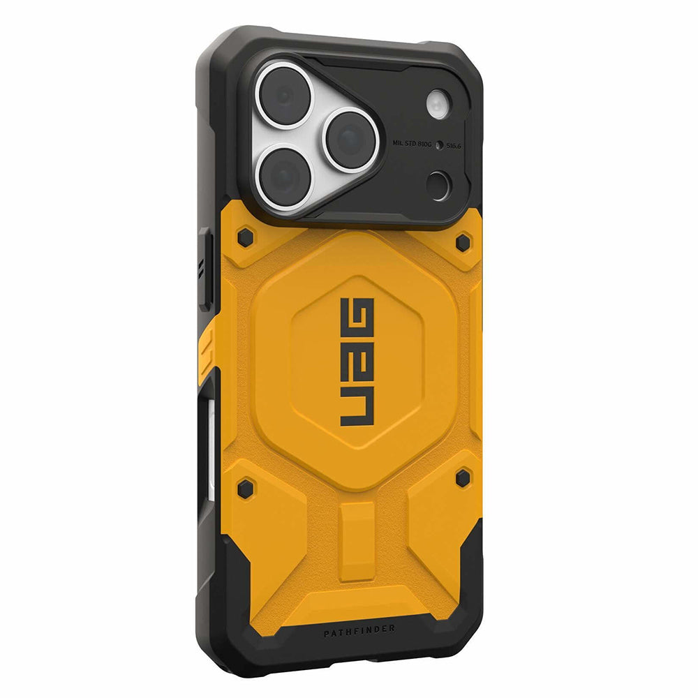 Husă UAG Pathfinder Heritage Yellow pentru iPhone 18 Pro Max / 17 Pro Max – design rugged galben Heritage, imagine 4 din 7