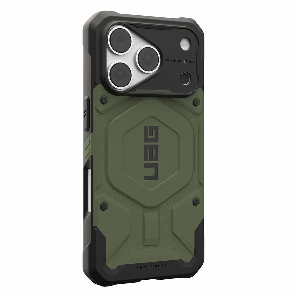 Husă UAG Pathfinder MagSafe pentru iPhone 18 Pro / 17 Pro – verde Olive – imagine 4 din 7