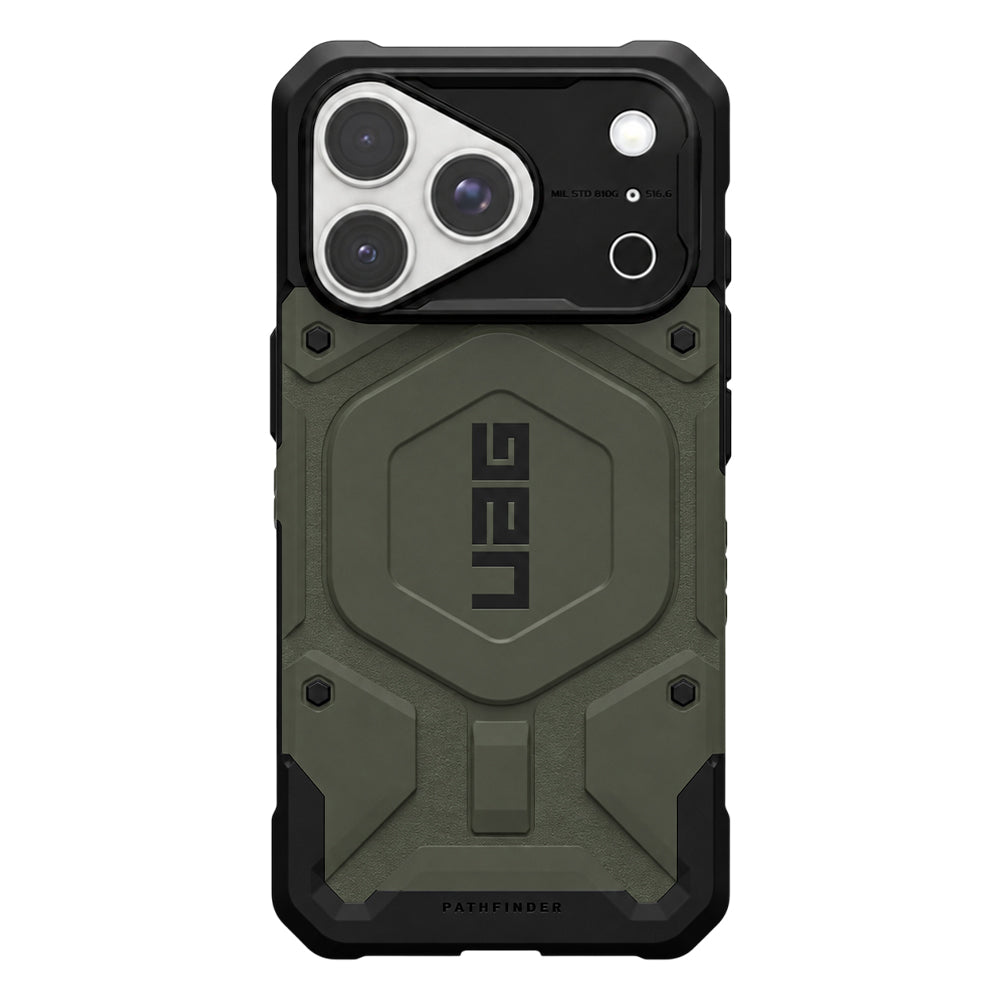Husă UAG Pathfinder MagSafe pentru iPhone 18 Pro / 17 Pro – verde Olive – imagine 1 din 7