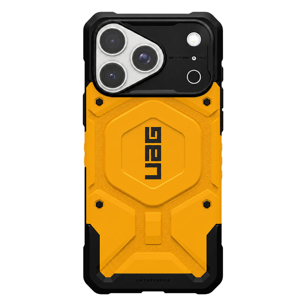 Husă UAG Pathfinder MagSafe pentru iPhone 18 Pro / 17 Pro – galben Heritage – imagine 1 din 7