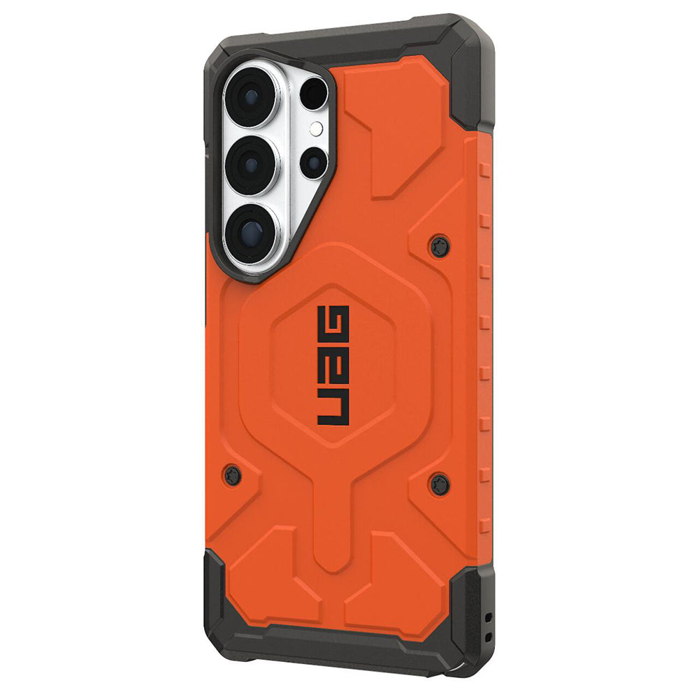 UAG Pathfinder Orange Galaxy S26 Ultra – vedere oblică dinspre dreapta