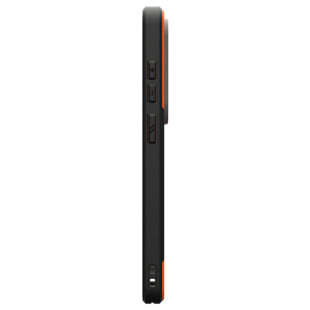 UAG Civilian Orange Galaxy S26 Ultra – profil cu butoanele protejate