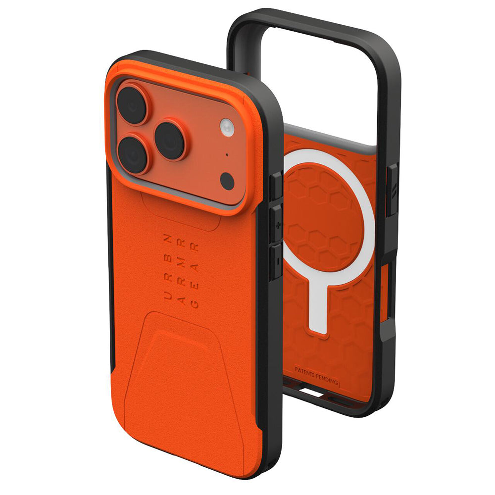 Husă UAG Civilian MagSafe pentru iPhone 17 Pro Max – portocaliu – imagine 2 din 7