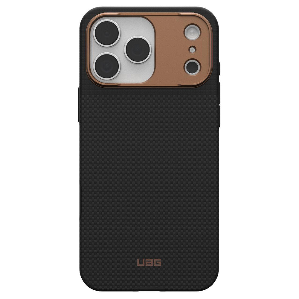 Husă UAG Fibr Armr MagSafe pentru iPhone 17 Pro – grafit / bronz – imagine 1 din 7