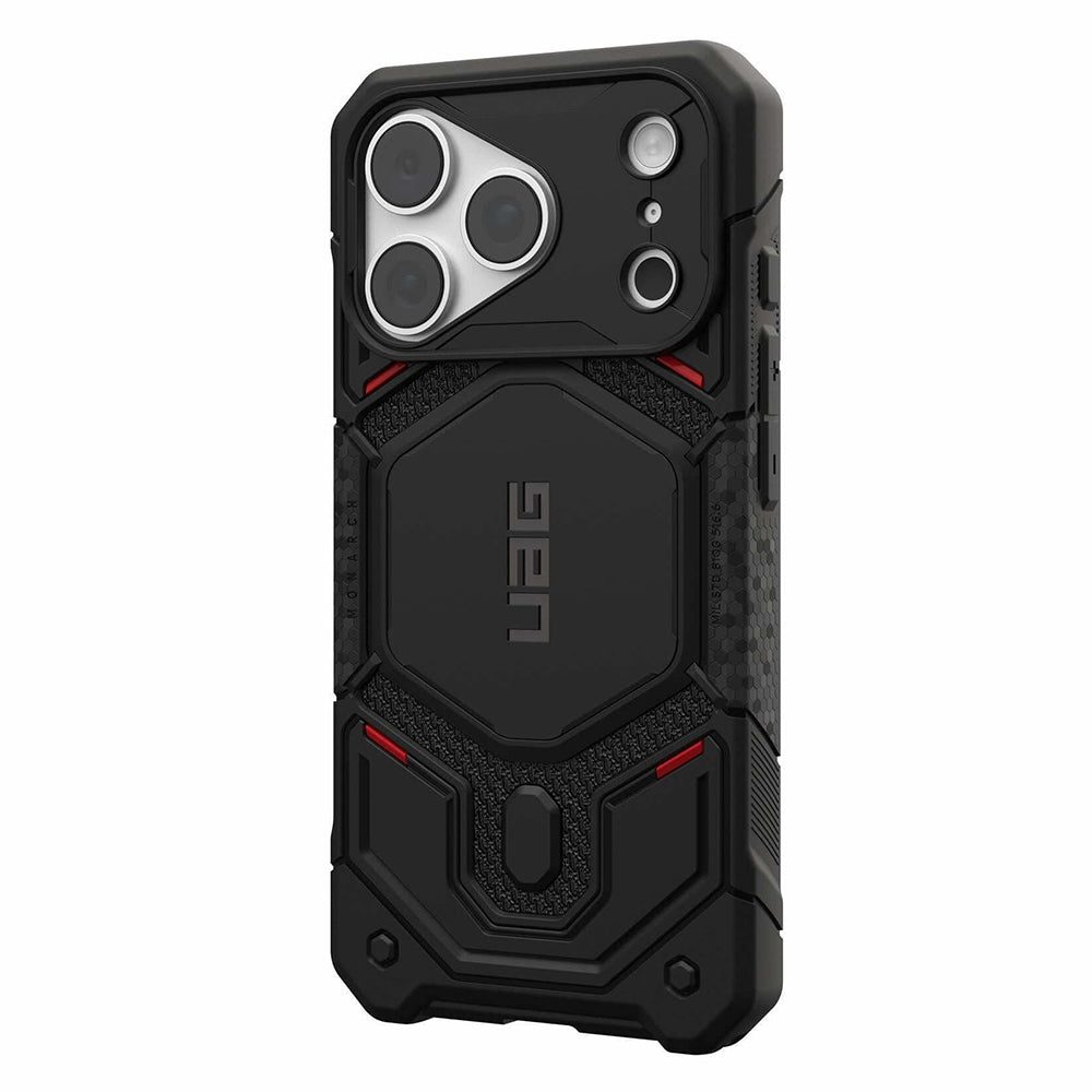 Husă UAG Monarch Pro MagSafe Kevlar Black pentru iPhone 18 Pro Max / 17 Pro Max — fotografie 3